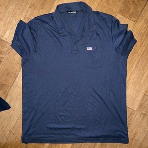 Travis Mathew golf polo, navy blue